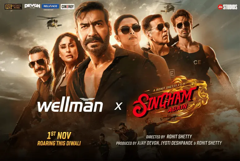 Wellman by Meyer Vitabiotics Joins Forces with Singham Again as a Co Branding Partner 1