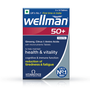 Wellman 50+ with micronutrients 30 Tablets for health and vitality