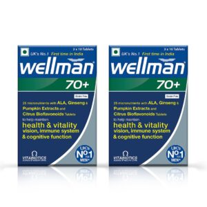 Wellman 70+ Duo Combo with micronutrients for health and vitality