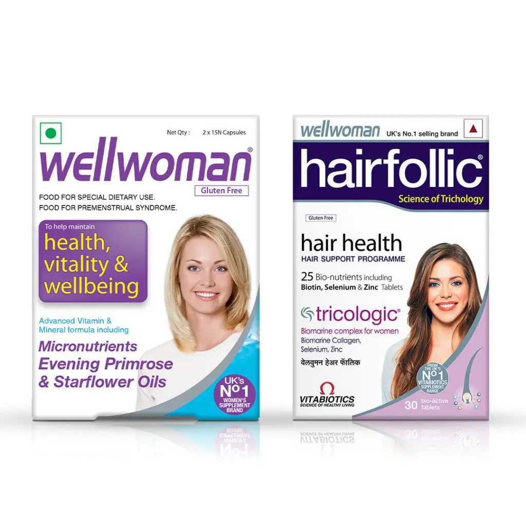 Women’s Wellness and Hair-Care Combo