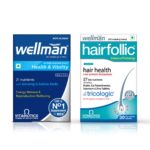 Wellman Men’s Vitality Tablets & Hair Care Combo