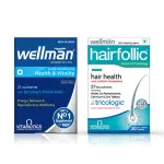 Wellman Men’s Vitality Tablets & Hair Care Combo