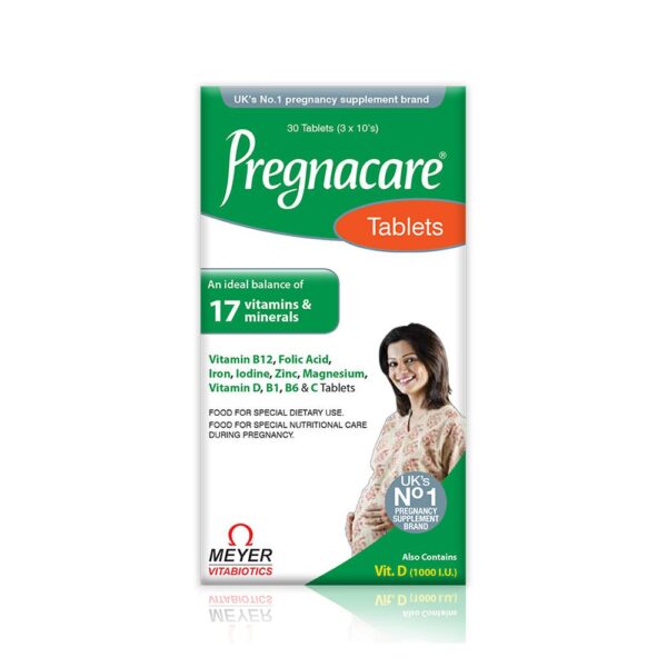 Pregnacare 30 Tablets with Vitamin D supplement For pregnancy