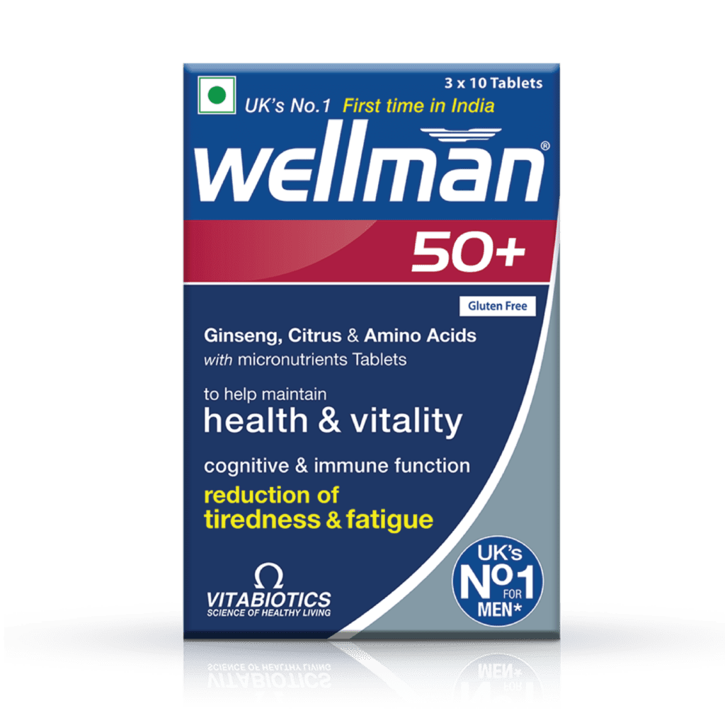 Wellman 50+ with micronutrients 30 Tablets for health and vitality