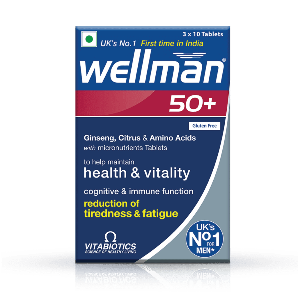 Wellman 50+ with micronutrients 30 Tablets for health and vitality