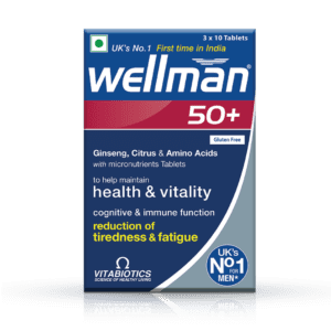 Wellman 50+ with micronutrients 30 Tablets for health and vitality