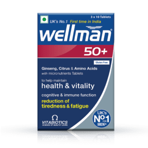 Wellman 50+ with micronutrients 30 Tablets for health and vitality