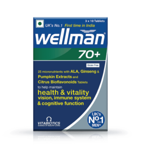 Wellman tablets with 25 micronutrients to support immune system