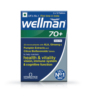 Wellman tablets with 25 micronutrients to support immune system