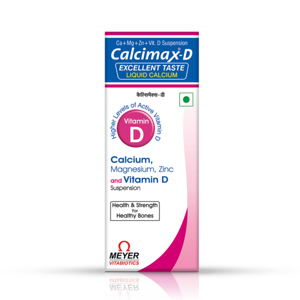 Calcimax D Suspension 200ml Front View d125fa18 6f4c 4532 9712 d2ad8bf907a0