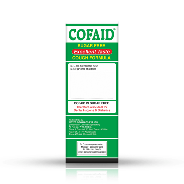 Cofaid Herbal Liquid 100 ml Back View dbee70b5 84e0 4537 84a1 b41edc4cc824