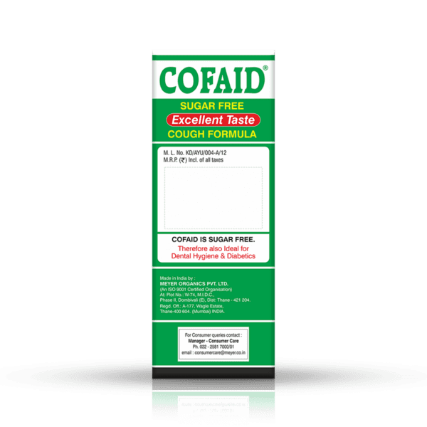 Cofaid Herbal Liquid 100 ml Back View dbee70b5 84e0 4537 84a1 b41edc4cc824