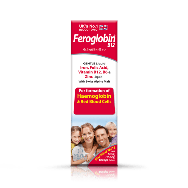 Feroglobin B12 Liquid 100 ml Front View