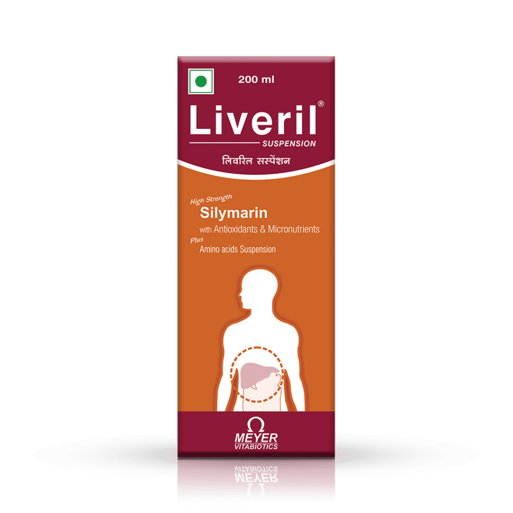 Liveril Suspension 200ml with antioxidants, micronutrients, and amino acids