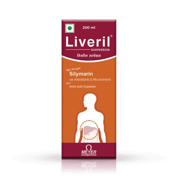 Liveril Suspension 200ml with antioxidants, micronutrients, and amino acids