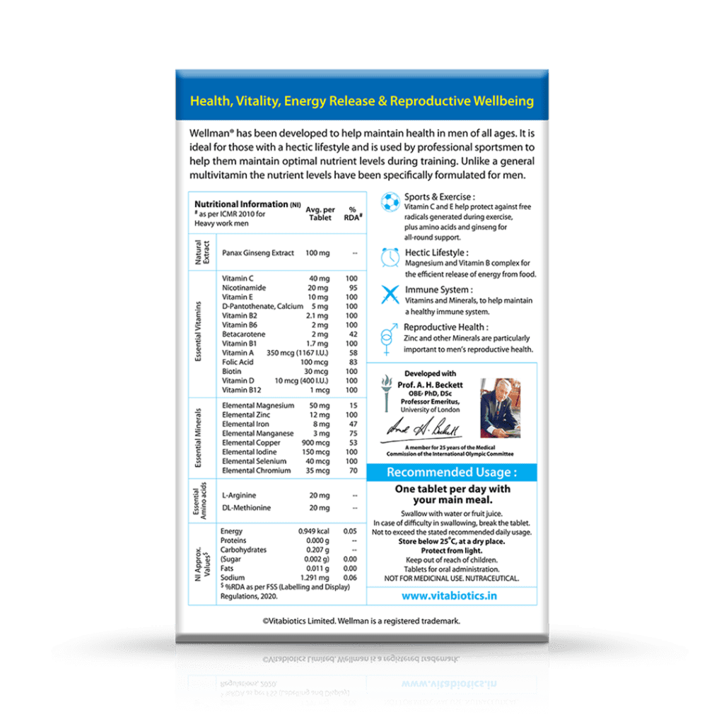 Wellman 30 Tablets