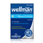 Wellman men's health supplement tablets with 21 nutrients