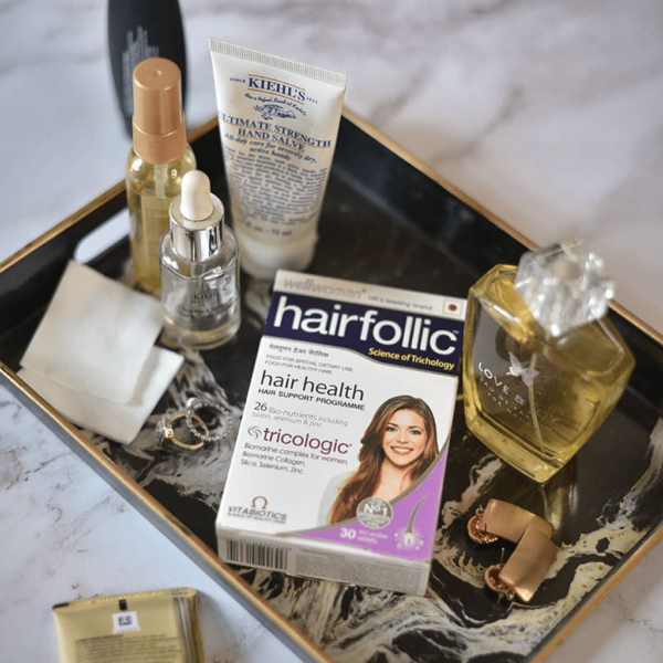 Wellwoman Hairfolic product shoot